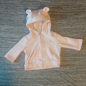 Baby gap pink bear jacket